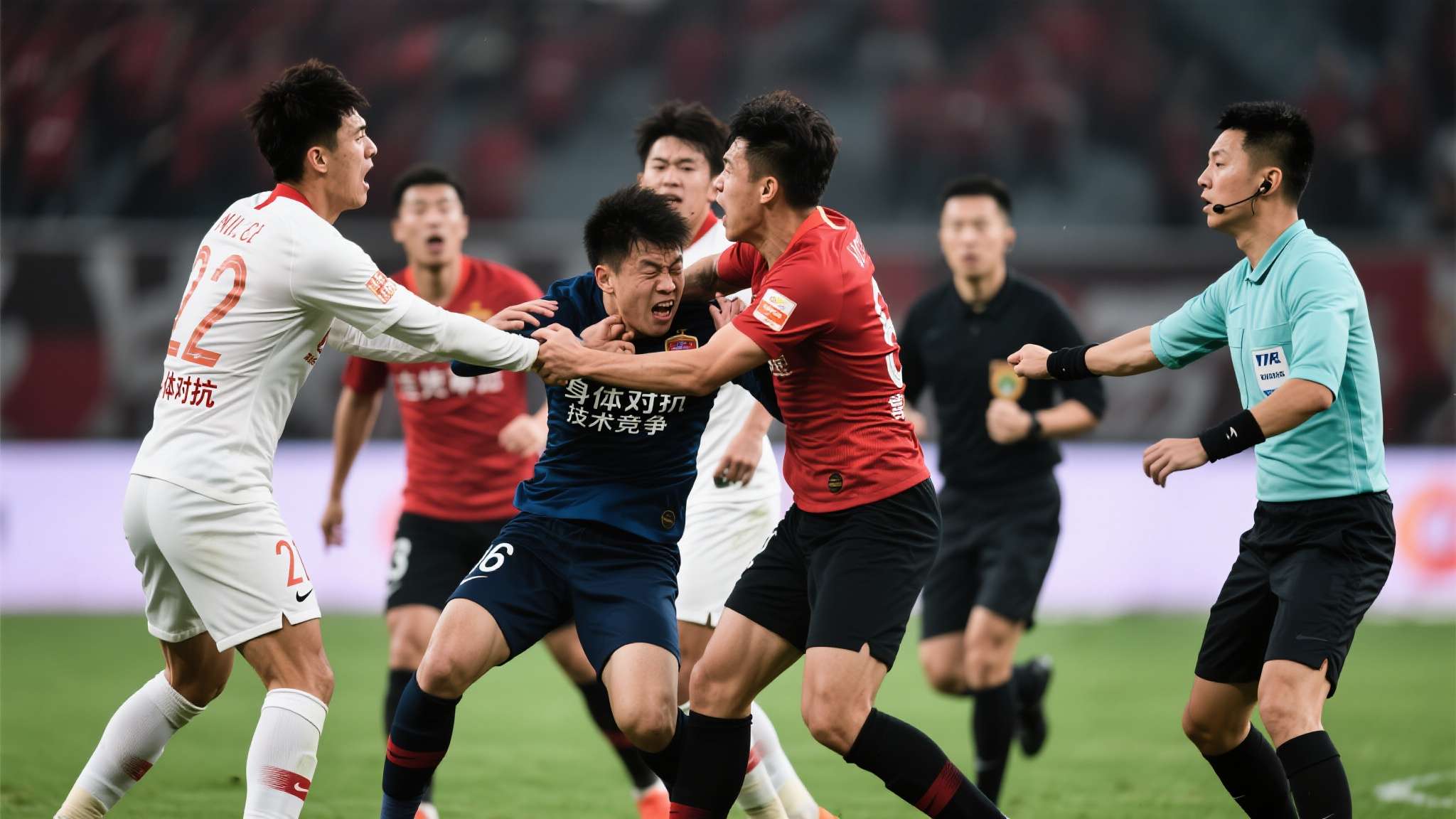 南通球员打架早有前科!雇佣兵加入打破平衡,苏超第二季充满浮躁 心理失衡之下,场上的摩擦与冲突自然增多。部分球员为了弥补技术差距,开始用"身体对